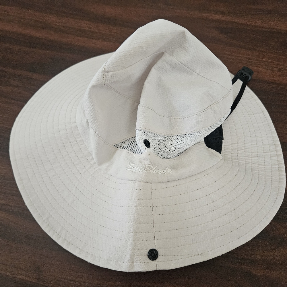 SunShade Wide Brim Hat - Cream